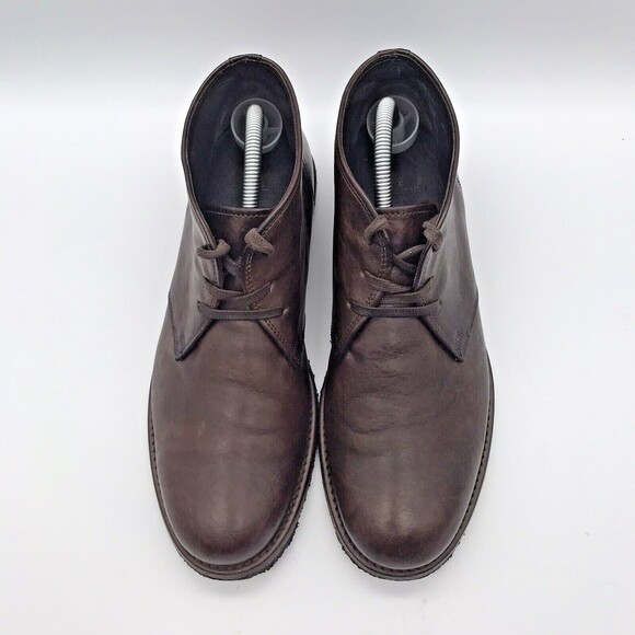 Allen Edmonds Montauk Men’s 8M Brown Leather Chukka Boot Crepe Sole Shoe Italy - Picture 5 of 11